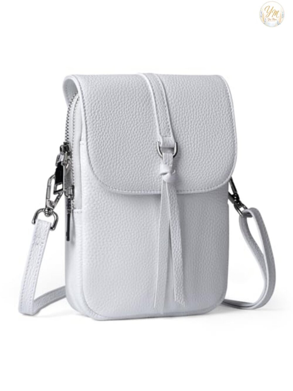 Genuine Leather Small Crossbody Bag RFID Cell Phone Purse for Women